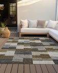 Addison Rugs Flowing Harmony Brown Washable Indoor-Outdoor Rug