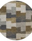 Addison Rugs Flowing Harmony Brown Washable Indoor-Outdoor Rug