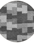 Addison Rugs Flowing Harmony Grey Washable Indoor-Outdoor Rug