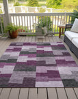 Addison Rugs Flowing Harmony Red Washable Indoor-Outdoor Rug