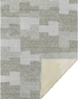 Addison Rugs Flowing Harmony Taupe Washable Indoor-Outdoor Rug