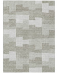 Addison Rugs Flowing Harmony Taupe Washable Indoor-Outdoor Rug