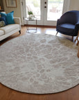 Addison Rugs Fluid Drift Taupe Washable Indoor-Outdoor Rug