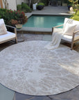 Addison Rugs Fluid Drift Taupe Washable Indoor-Outdoor Rug