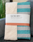 Addison Rugs Fluid Mirage Turquoise Washable Indoor-Outdoor Rug