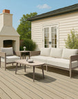 Zuo Modern Foret Aluminum Outdoor Coffee Table