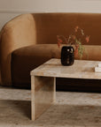 Rosa Rosso Levanto Marble Outdoor Coffee Table