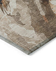 Addison Rugs Galius Brown Washable Indoor-Outdoor Rug