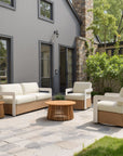 Zuo Modern Gelo Olefin Fabric Outdoor Swivel Chair
