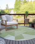 Addison Rugs Gentle Waves Aloe Washable Indoor-Outdoor Rug