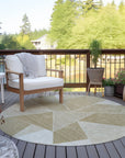 Addison Rugs Gentle Waves Beige Washable Indoor-Outdoor Rug
