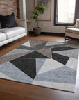 Addison Rugs Gentle Waves Brown Washable Indoor-Outdoor Rug