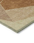 Addison Rugs Gentle Waves Paprika Washable Indoor-Outdoor Rug