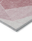 Addison Rugs Gentle Waves Pink Washable Indoor-Outdoor Rug