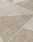 Addison Rugs Gentle Waves Taupe Washable Indoor-Outdoor Rug