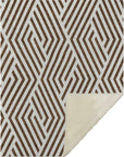 Addison Rugs Geometric Brown Washable Indoor-Outdoor Rug