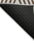 Addison Rugs Geometric Brown Washable Indoor-Outdoor Rug