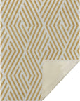Addison Rugs Geometric Gold Washable Indoor-Outdoor Rug