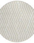 Addison Rugs Geometric Ivory Washable Indoor-Outdoor Rug