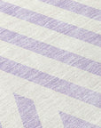 Addison Rugs Geometric Lavender Washable Indoor-Outdoor Rug