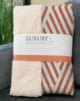 Addison Rugs Geometric Orange Washable Indoor-Outdoor Rug