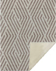 Addison Rugs Geometric Taupe Washable Indoor-Outdoor Rug