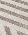Addison Rugs Geometric Taupe Washable Indoor-Outdoor Rug