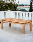 HiTeak Grande Rectangular Teak Outdoor Coffee Table