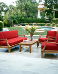 HiTeak Grande Rectangular Teak Outdoor Coffee Table