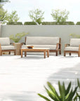 HiTeak Grande Teak Club Chair Sunbrella Cushion