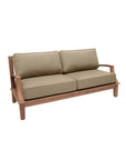 HiTeak Grande Teak Patio Deep Sofa Set with Sunbrella 4PC