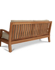 HiTeak Grande Teak Patio Deep Sofa Set with Sunbrella 4PC