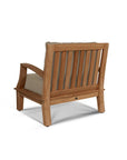HiTeak Grande Teak Patio Deep Sofa Set with Sunbrella 4PC