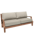 HiTeak Grande Teak Patio Deep Sofa Set with Sunbrella 4PC