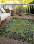 Addison Rugs Haelaris Green Washable Indoor-Outdoor Rug