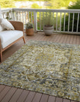 Addison Rugs Haelas Gray Washable Indoor-Outdoor Rug