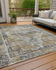 Addison Rugs Haeleth Brown Washable Indoor-Outdoor Rug
