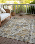 Addison Rugs Haeleth Brown Washable Indoor-Outdoor Rug