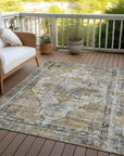 Addison Rugs Haeleth Brown Washable Indoor-Outdoor Rug