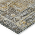 Addison Rugs Haeleth Brown Washable Indoor-Outdoor Rug