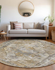 Addison Rugs Haeleth Brown Washable Indoor-Outdoor Rug
