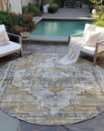 Addison Rugs Haeleth Brown Washable Indoor-Outdoor Rug