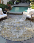Addison Rugs Haeleth Brown Washable Indoor-Outdoor Rug