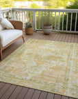 Addison Rugs Haeleth Gold Washable Indoor-Outdoor Rug