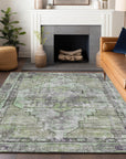 Addison Rugs Haeleth Green Washable Indoor-Outdoor Rug