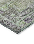 Addison Rugs Haeleth Green Washable Indoor-Outdoor Rug