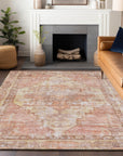 Addison Rugs Haeleth Orange Washable Indoor-Outdoor Rug