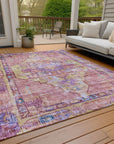 Addison Rugs Haelien Pink Washable Indoor-Outdoor Rug