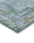 Addison Rugs Haelien Teal Washable Indoor-Outdoor Rug