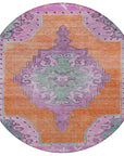 Addison Rugs Haelion Orange Washable Indoor-Outdoor Rug